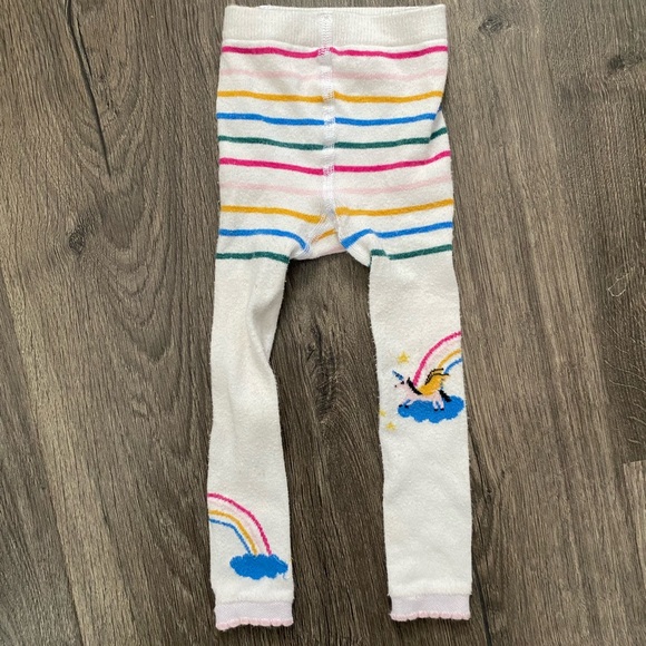 Hanna Andersson footless tights size 80 (US 18-24mos), lot of 3 pairs, excellent - Picture 4 of 5